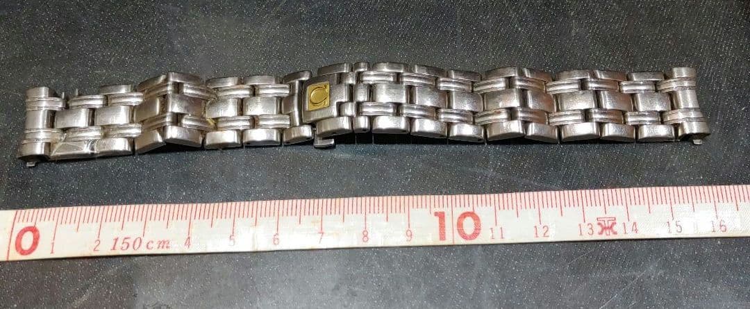 [中古・ワケアリ]　OMEGA　純正　金属ベルト　バンド