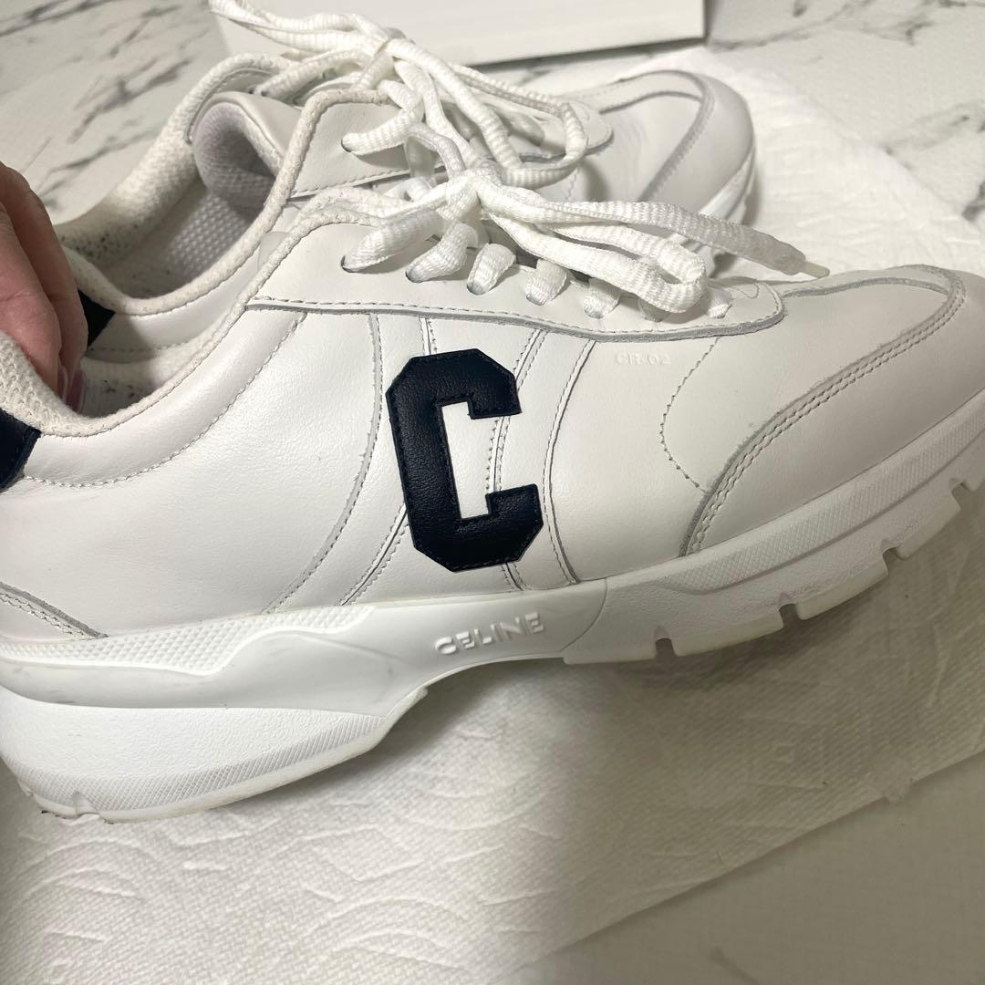 CELINE セリーヌ　スニーカー　Cロゴ　レディース　36
