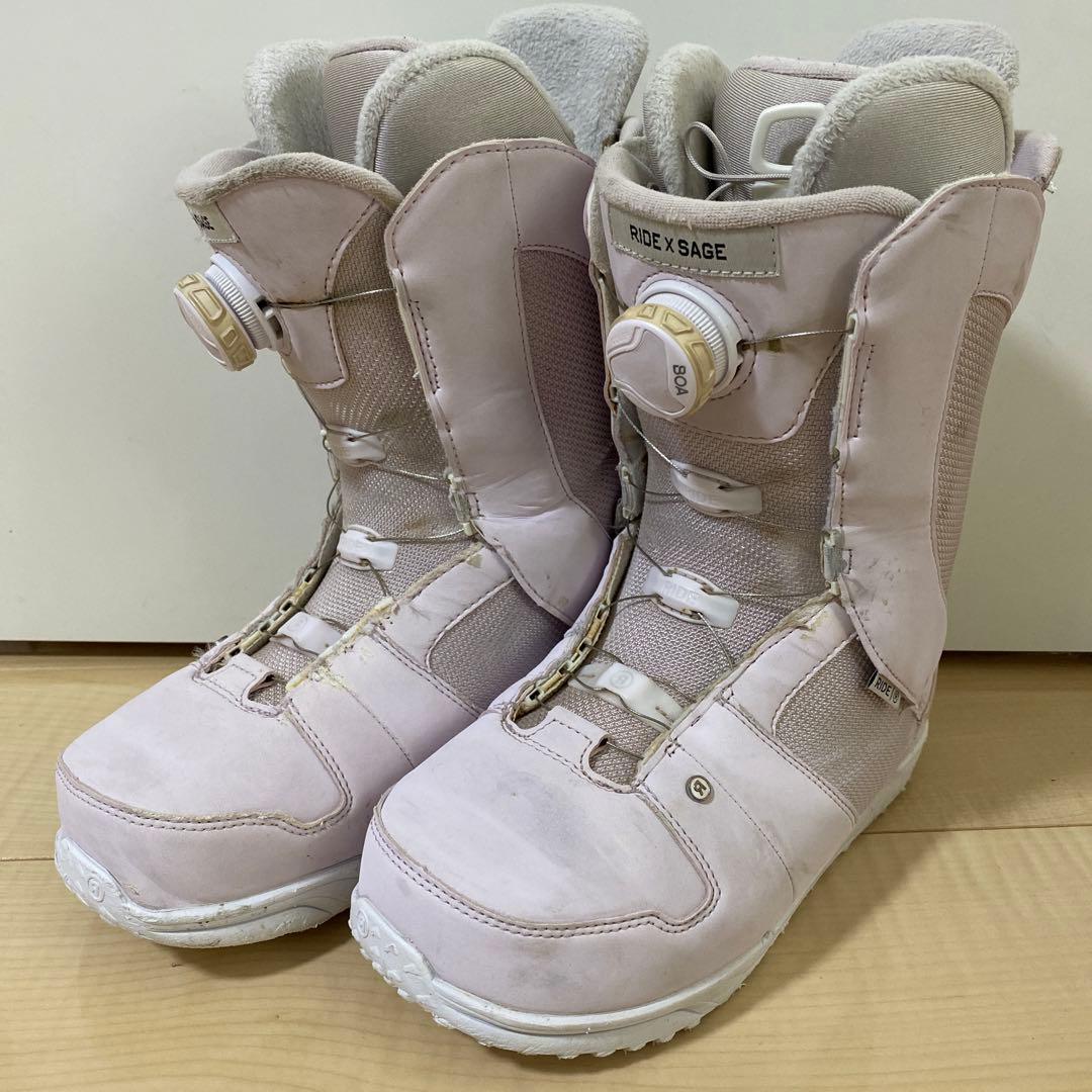 【即日発送】RIDE ライド ピンクスノボブーツ　SAGE サージ24.5cm