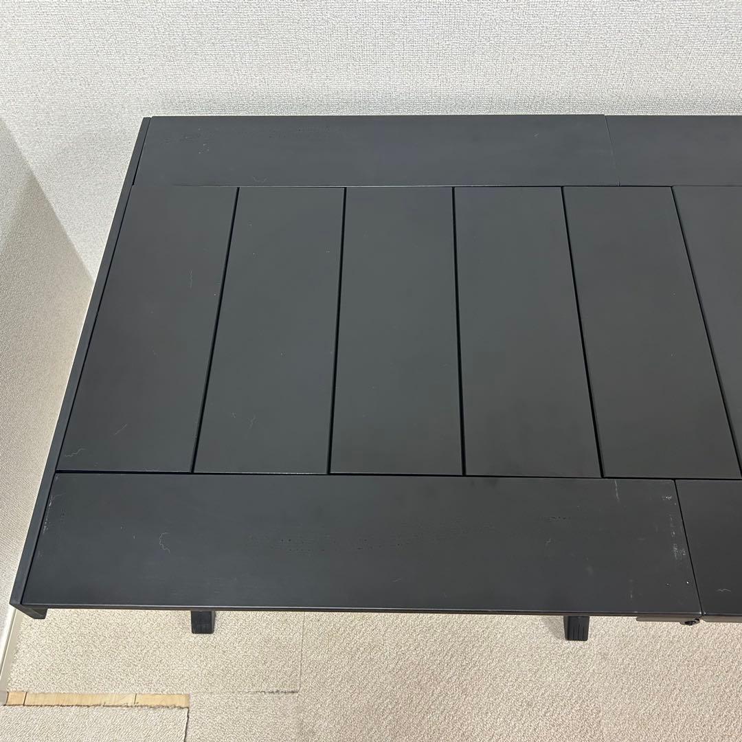 WAQマルチローテーブル 黒　アウトドアテーブル