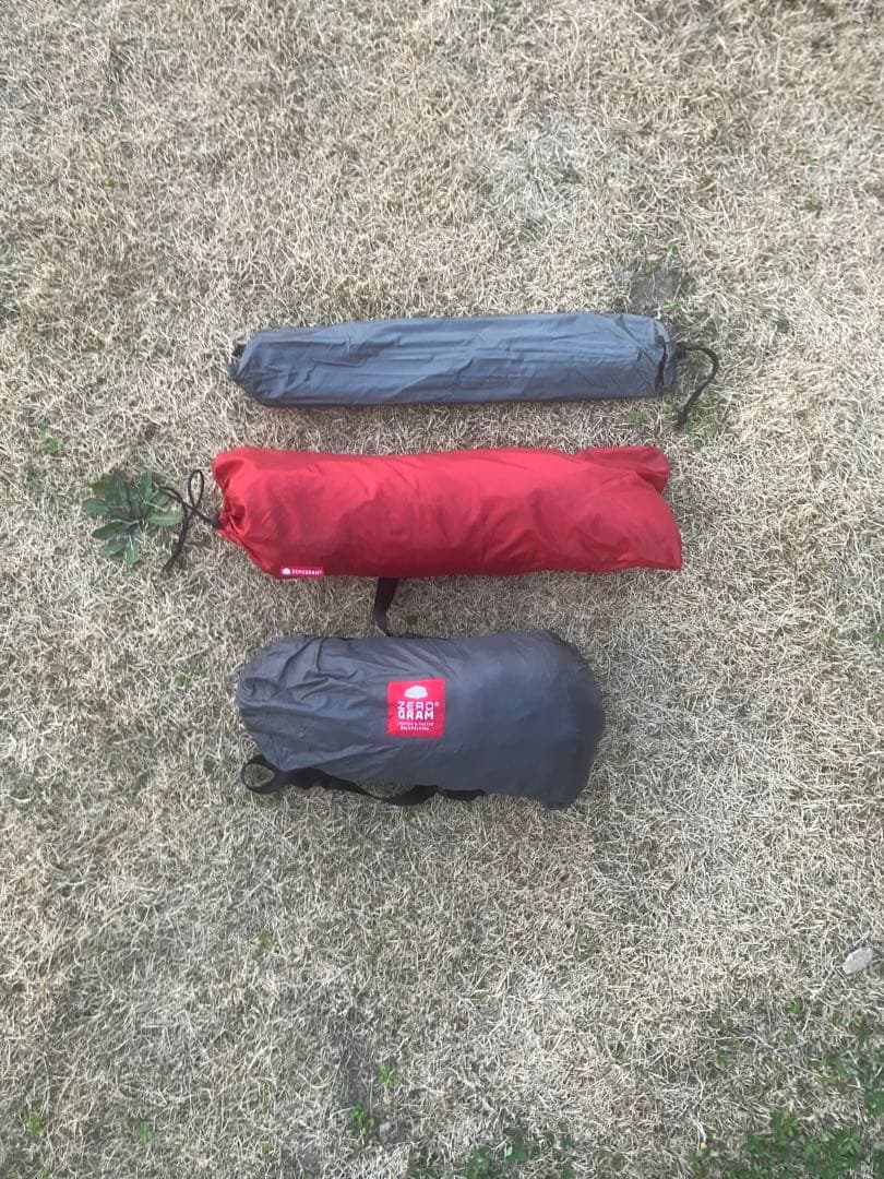 ZEROGRAM ドーム型テント レッド　赤　自立　レア