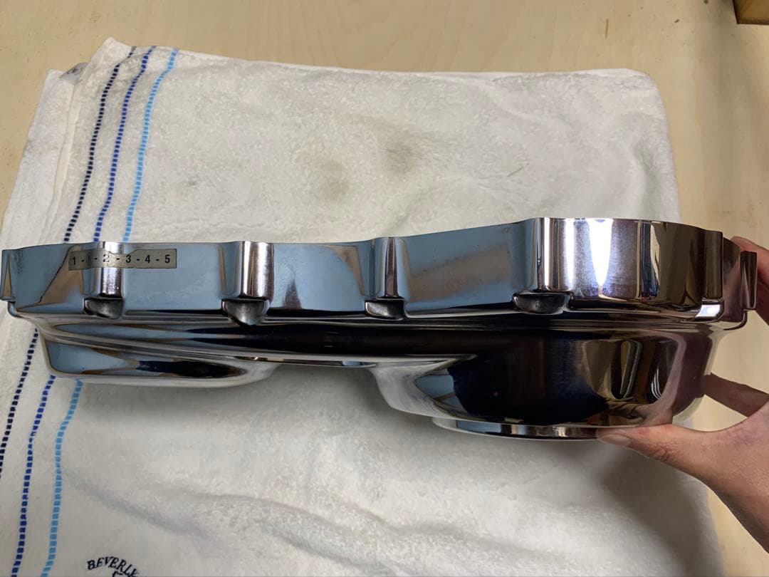 スポーツスター プライマリーカバー・スプロケットカバー・ギアカバーセット メッキ