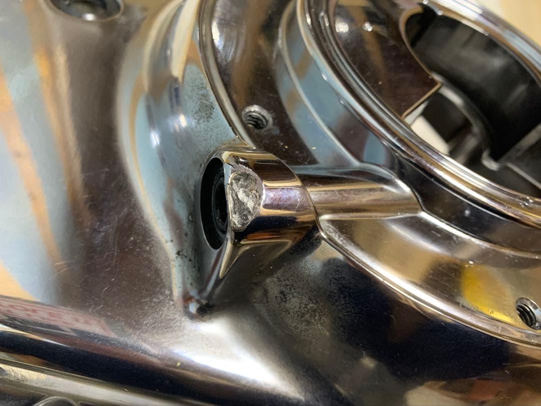 スポーツスター プライマリーカバー・スプロケットカバー・ギアカバーセット メッキ