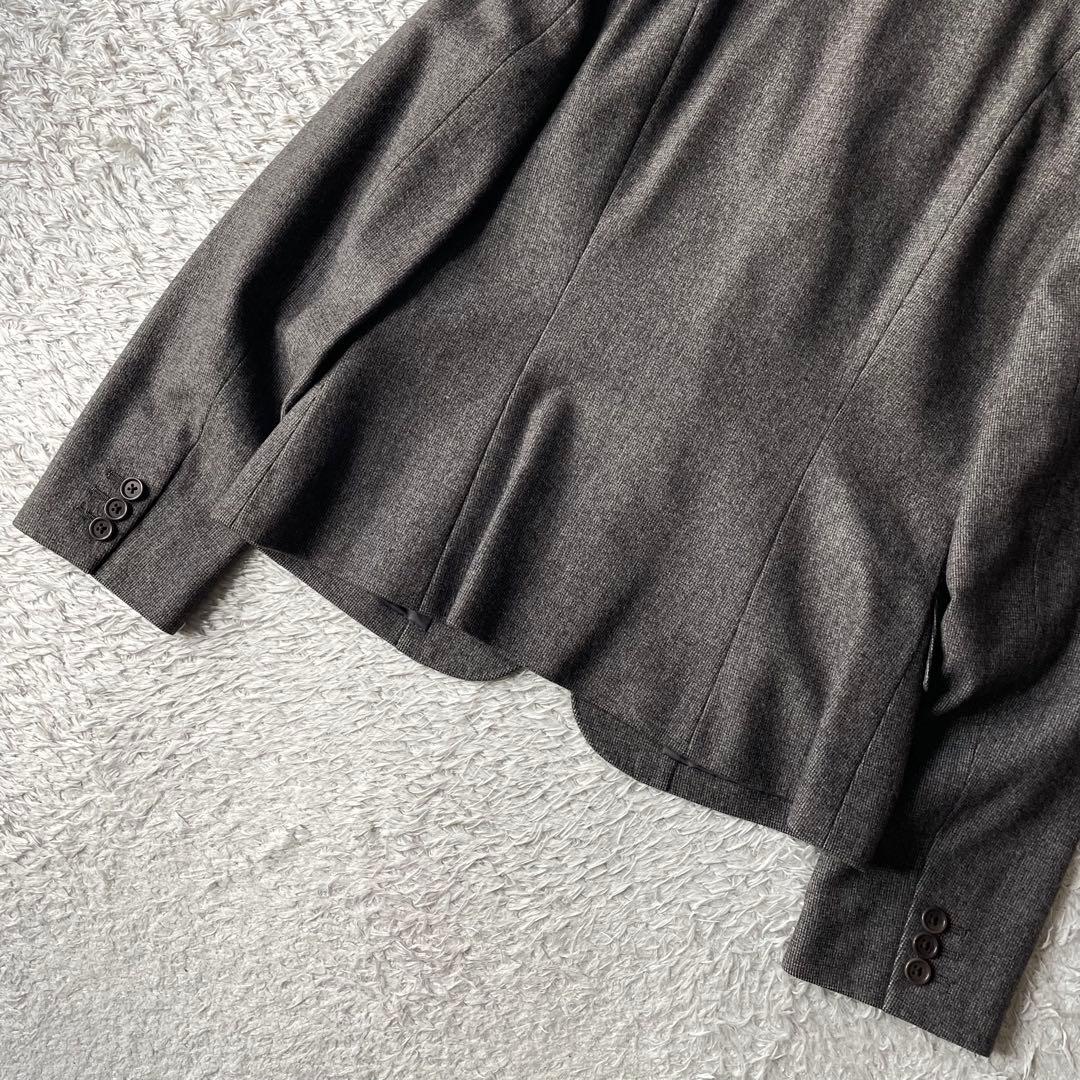 マーガレットハウエル 美品 ウールテーラードジャケット 2 茶色