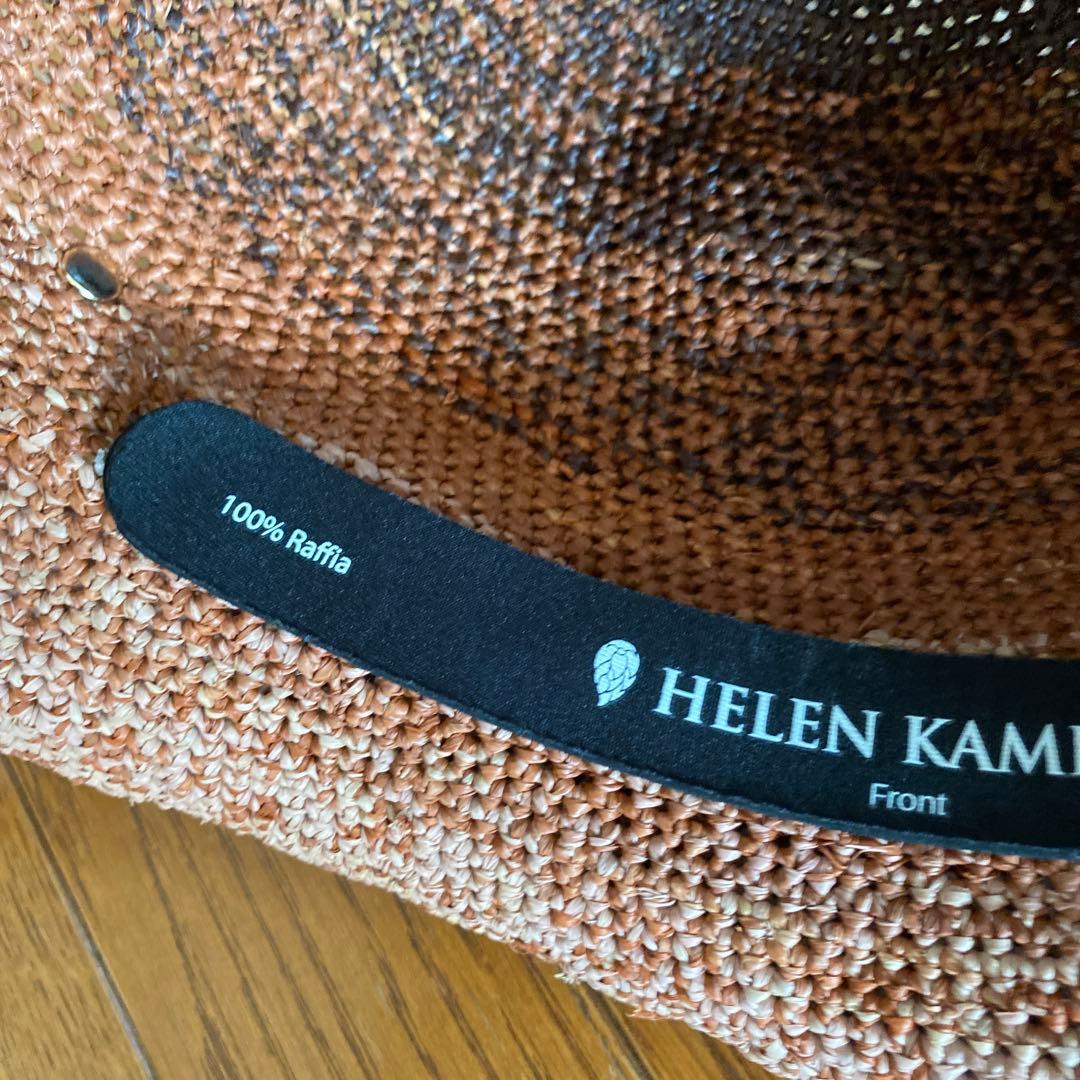 ヘレンカミンスキー　帽子　ラフィア