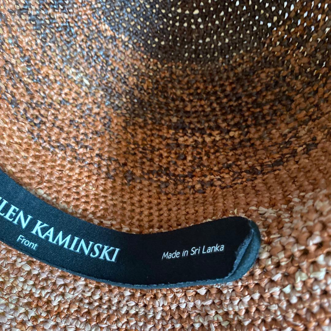 ヘレンカミンスキー　帽子　ラフィア