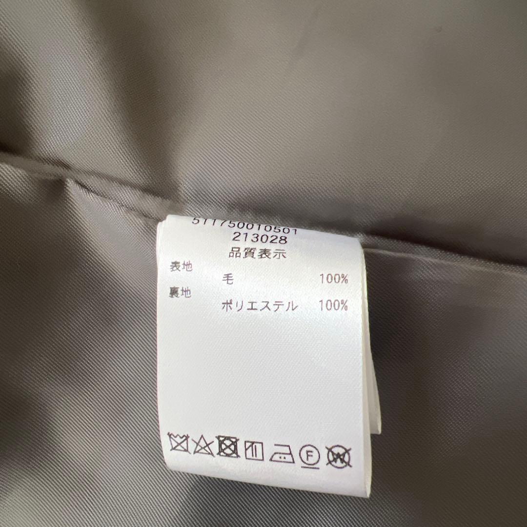 【美品】ELENDEEK ウール ノーカラーコート