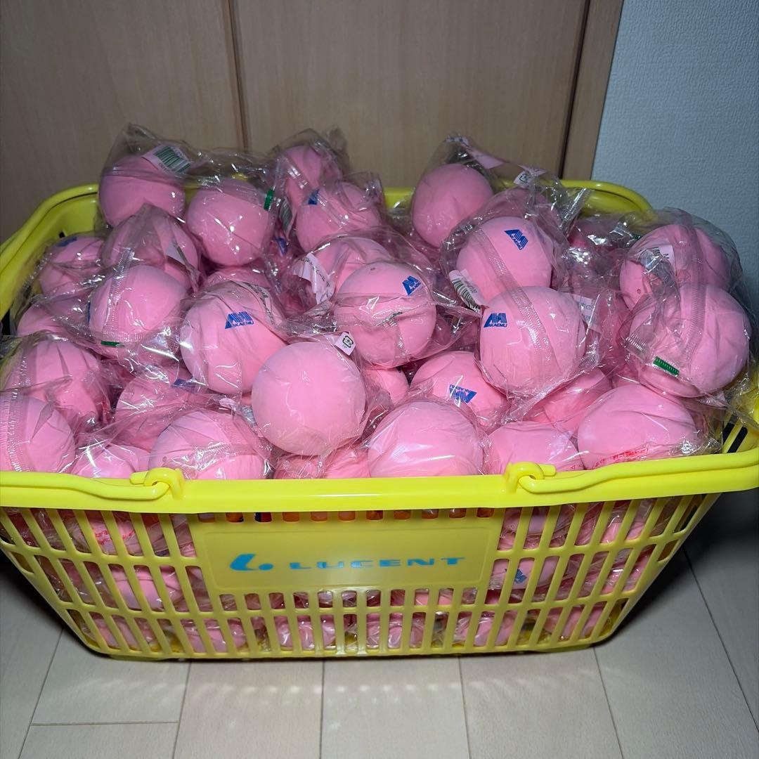 【早い者勝ち】ソフトテニス ボール アカエム 5ダース 60球 新品 ピンク