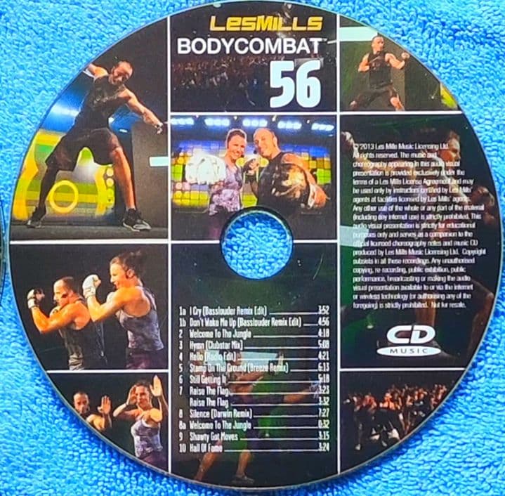 スポーツ・フィットネス LESMILLS BODYCOMBAT CD