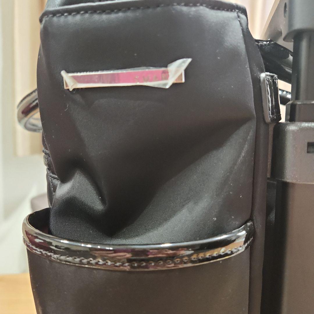 ティアラ　ブラックキルティングキャリーケース