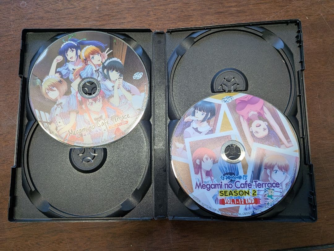 女神のカフェテラス海外製DVD （シーズン1、2全24話）瀬尾公治作品