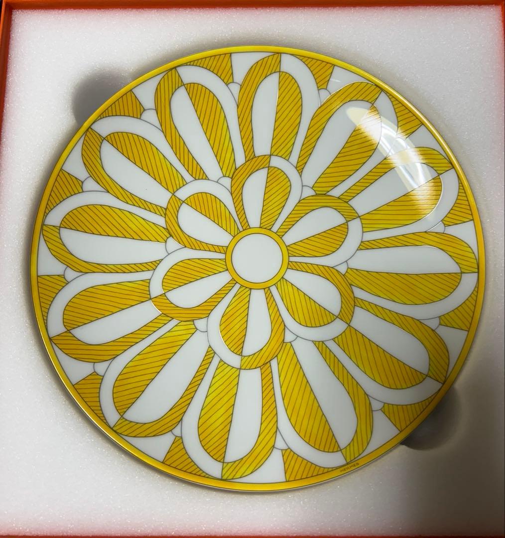 【新品未使用】エルメス　ソレイユ　デザートプレート21cm