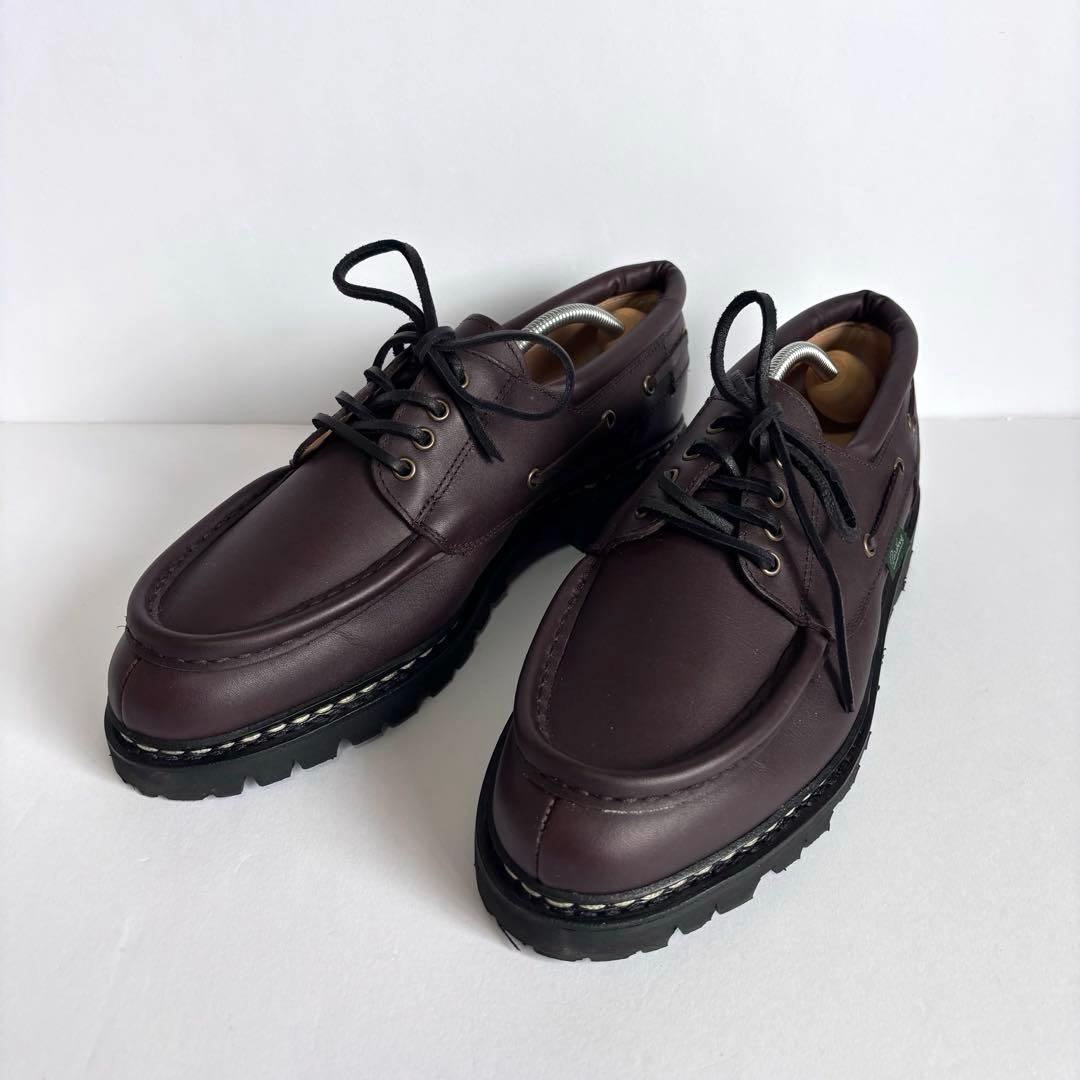 【新品同様】パラブーツ シメイ EBONY レザーシューズ 8 フランス製 箱付