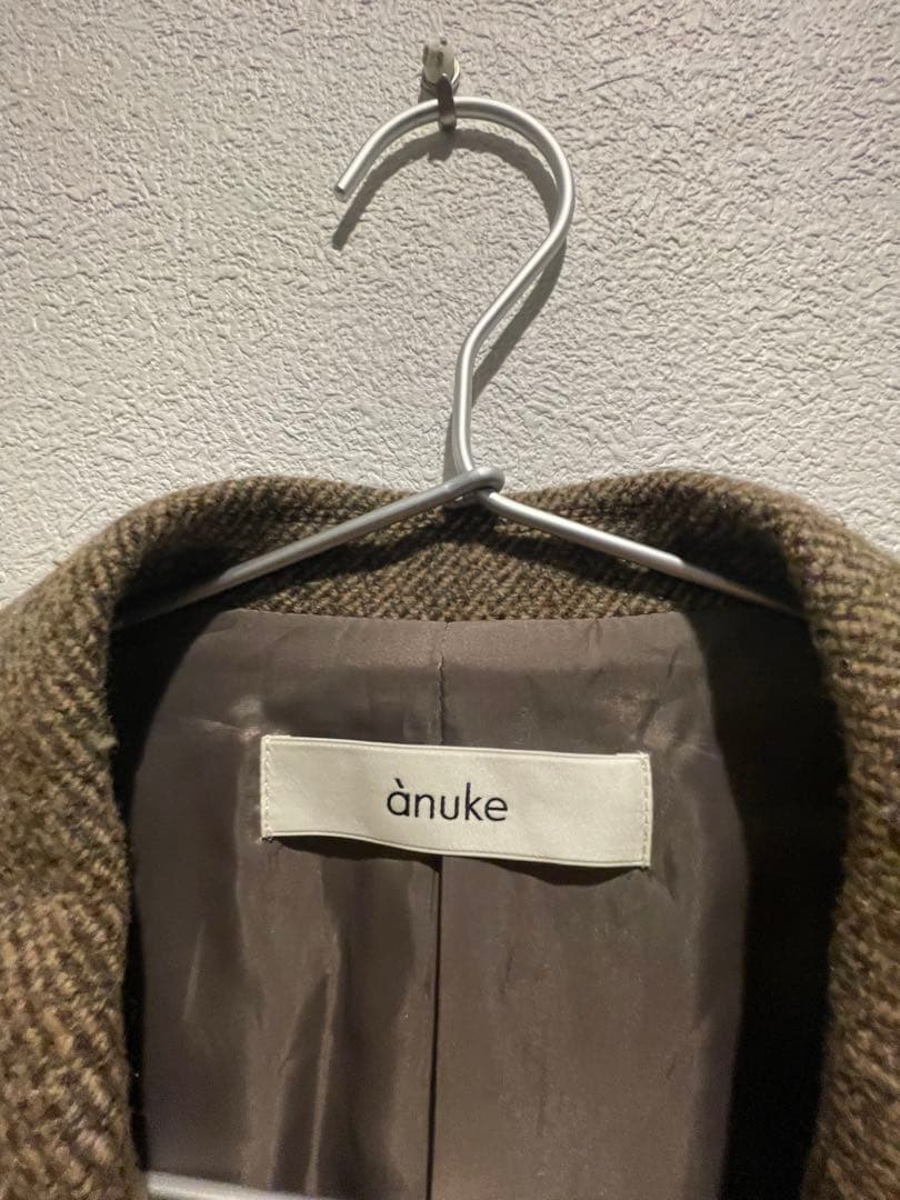 完売　anuke Herringbone Wool Jacket