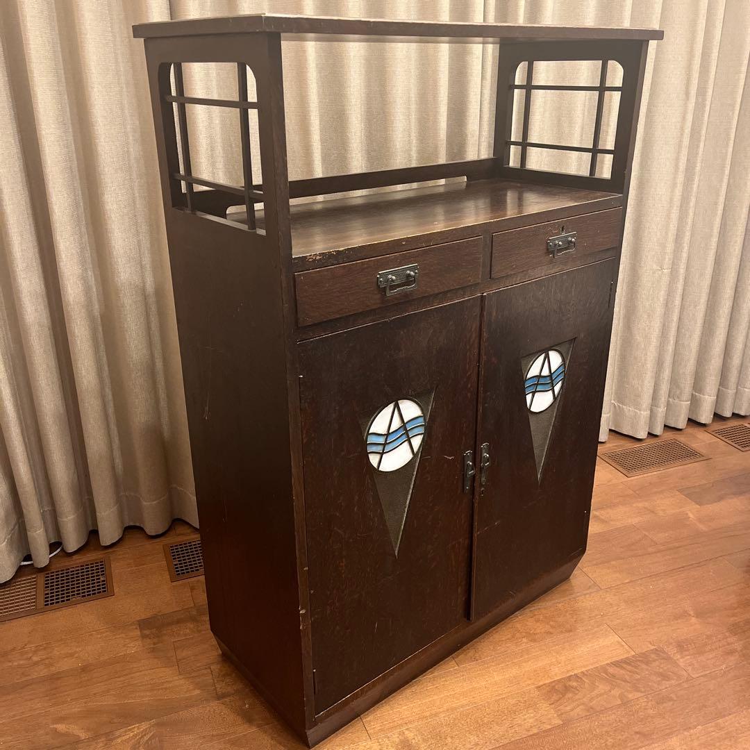 大正　昭和初期　木製本棚 アンティーク