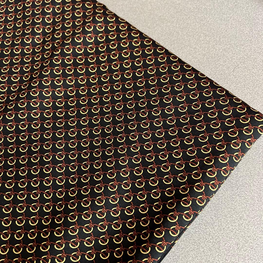 HERMES エルメス リバーシブル マフラー スカーフ アンゴラ シルク