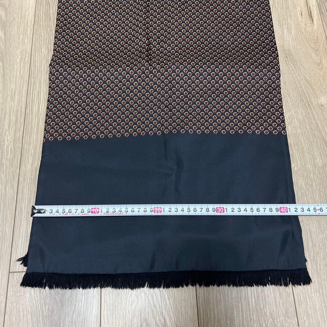 HERMES エルメス リバーシブル マフラー スカーフ アンゴラ シルク