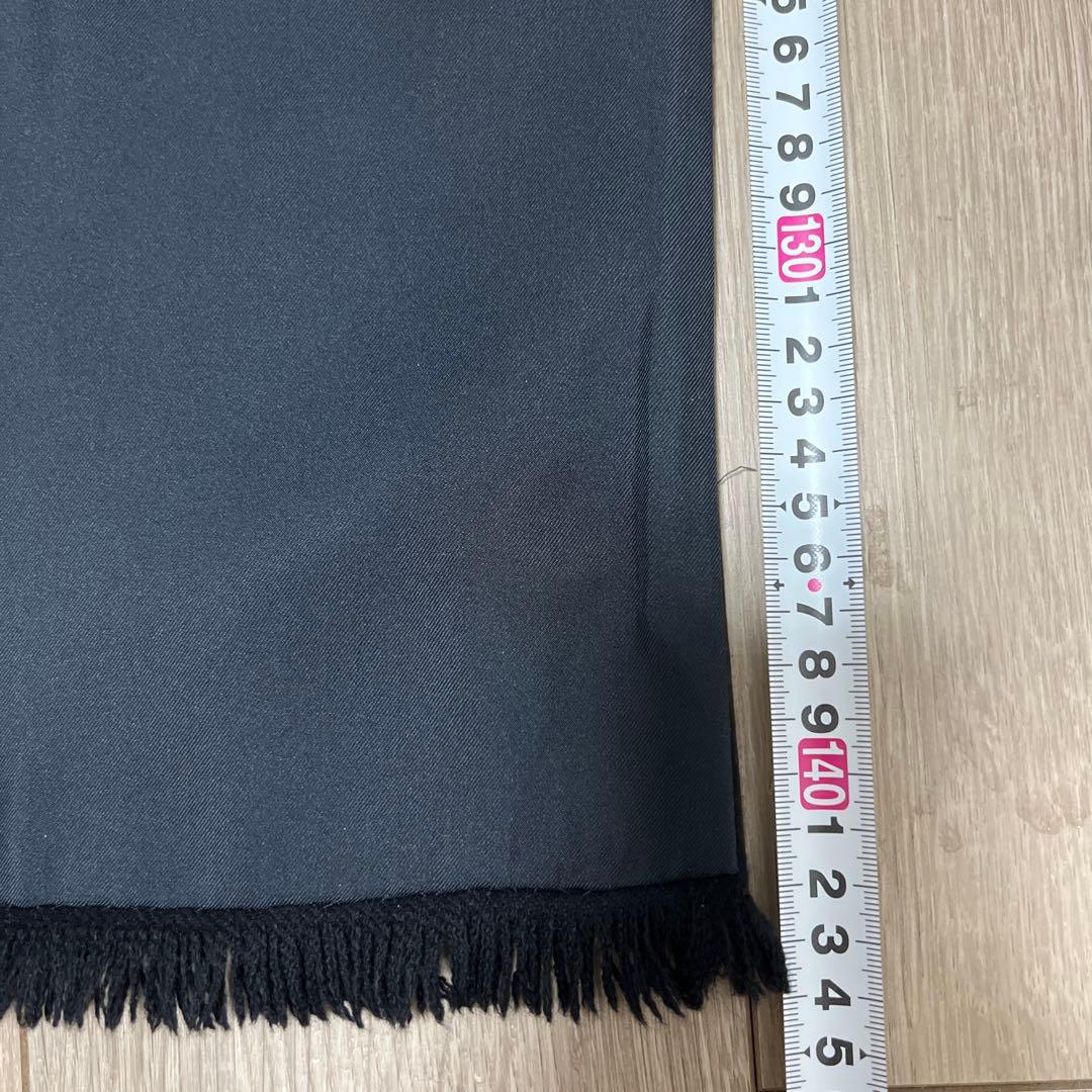 HERMES エルメス リバーシブル マフラー スカーフ アンゴラ シルク