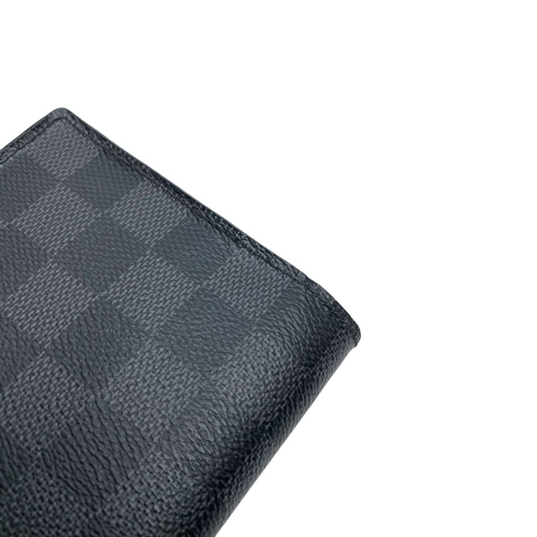 ルイヴィトン ダミエ グラフィット マルコ 二つ折り 財布 ブラック 黒