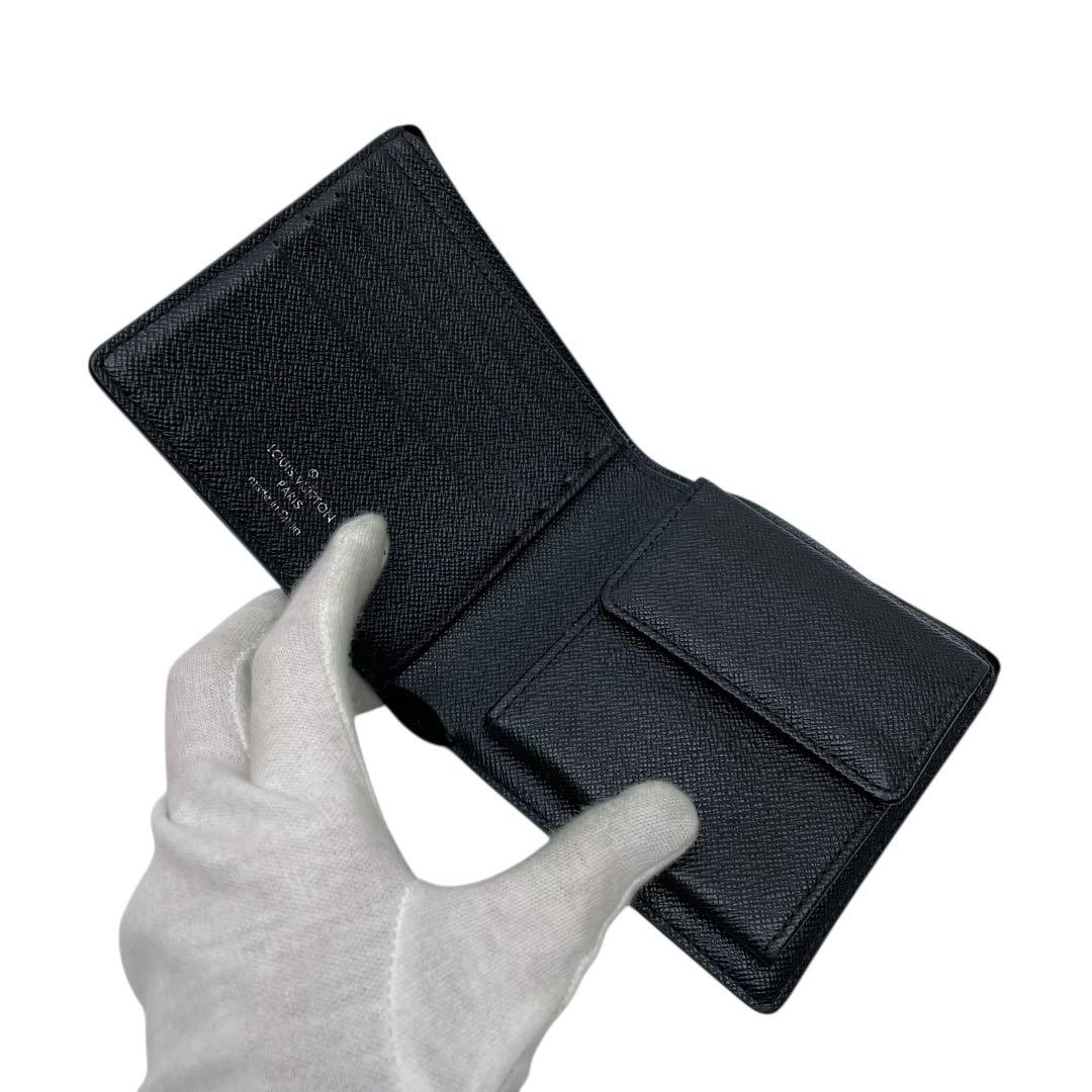 ルイヴィトン ダミエ グラフィット マルコ 二つ折り 財布 ブラック 黒