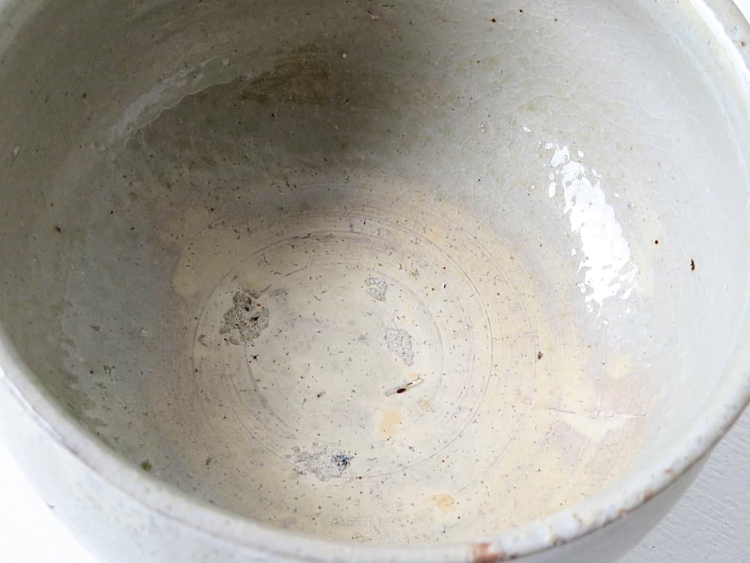 【週末限定です】高仲健一 作　『粉引祭器』木箱付　李朝　茶碗