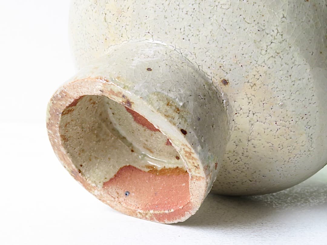 【週末限定です】高仲健一 作　『粉引祭器』木箱付　李朝　茶碗