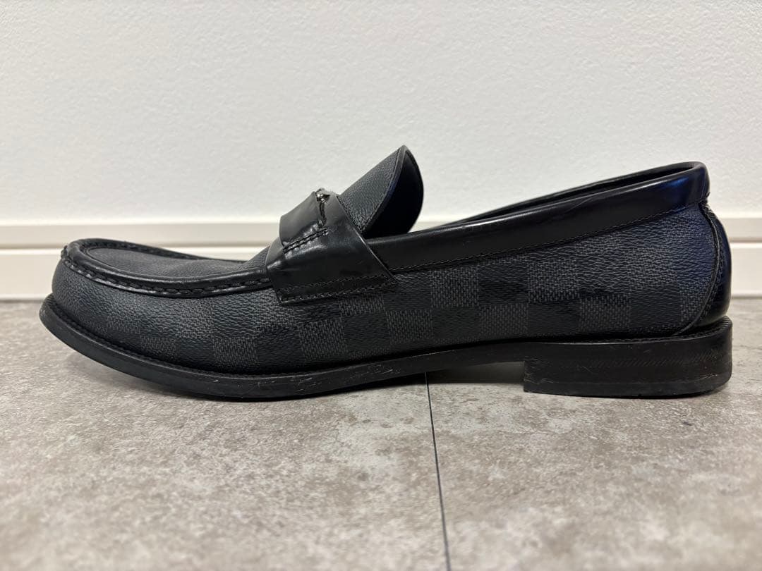 ルイ・ヴィトン メジャーローファー LVロゴ ダミエ 27.5cm