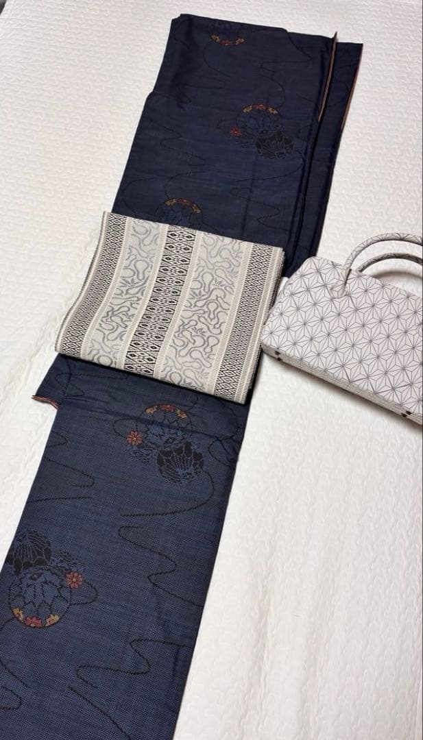 【希少/トールサイズ】古代染色/純泥染 /本場奄美大島紬/証紙有