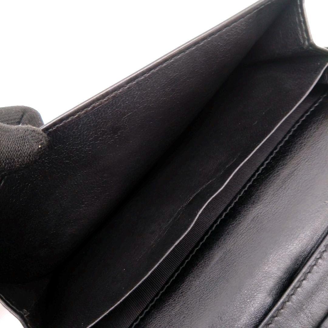 GUCCI 長財布 ハートクレスト ハートロゴ金具 可愛い 黒 208566