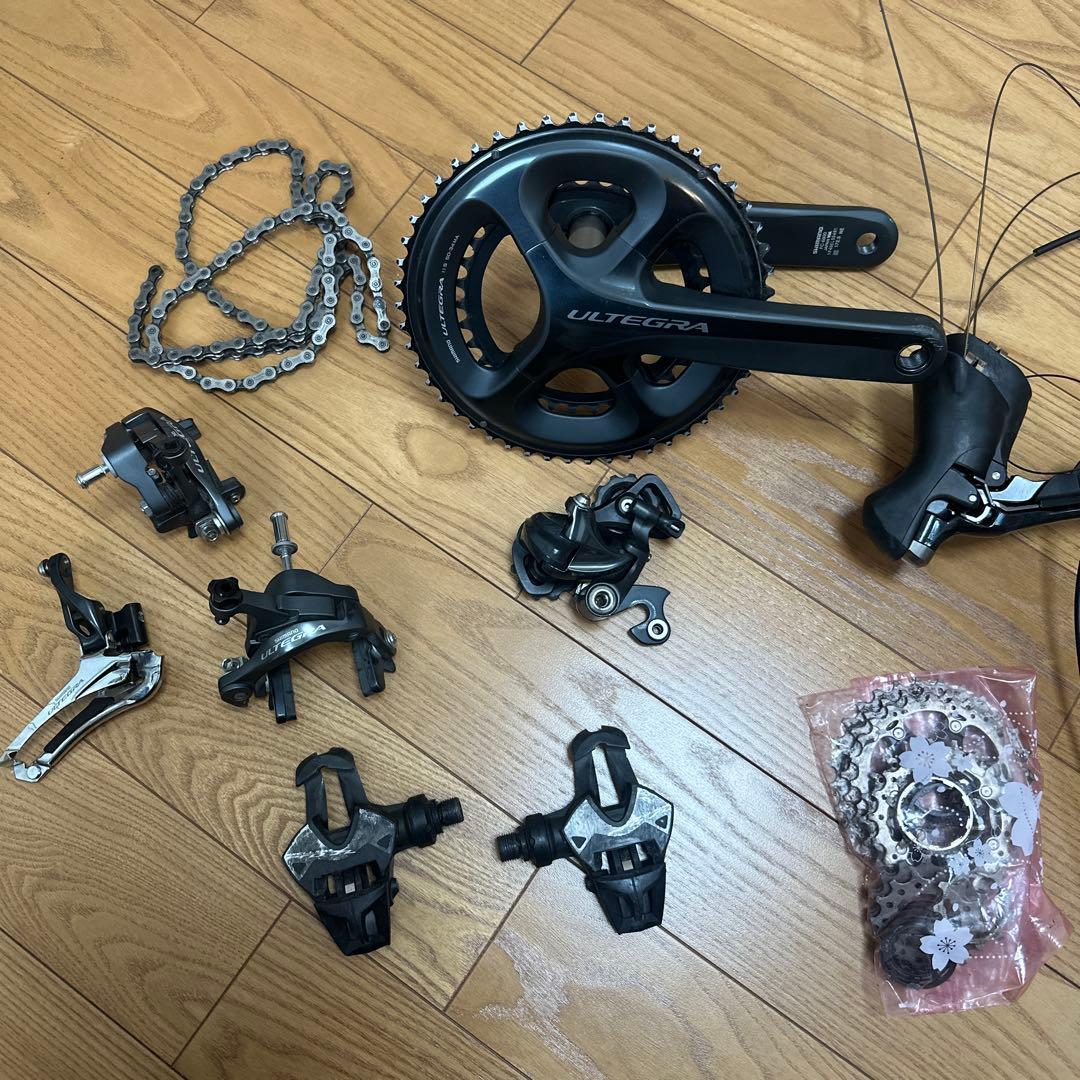 SHIMANO ULTEGRA FC-6800 コンポ　Mavicペダル