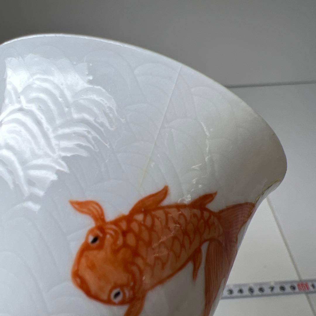 中国美術　大清光緒年製　粉彩　煎茶碗、鉢　４脚　東K8-0203② タニチ