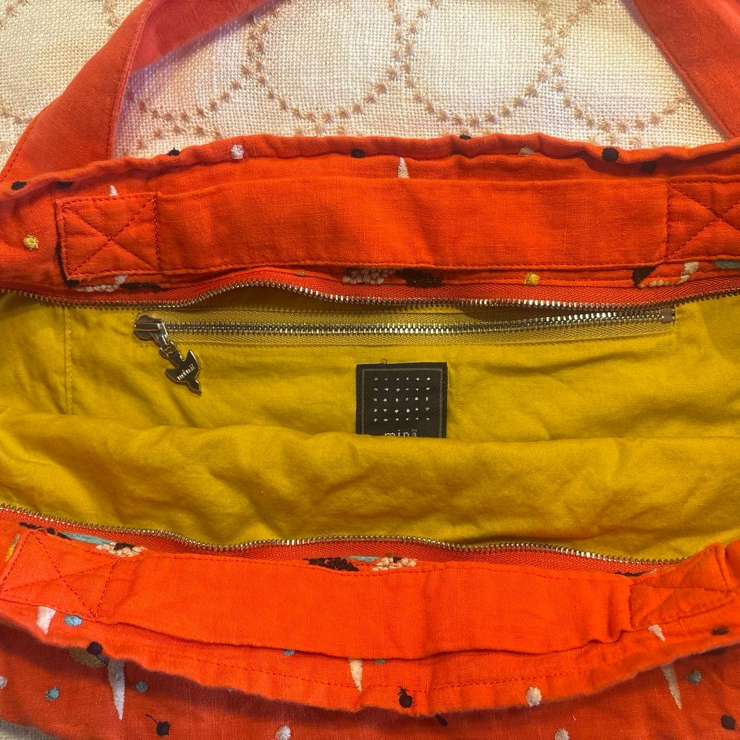 ミナペルホネン　sand rose ショルダーバッグ