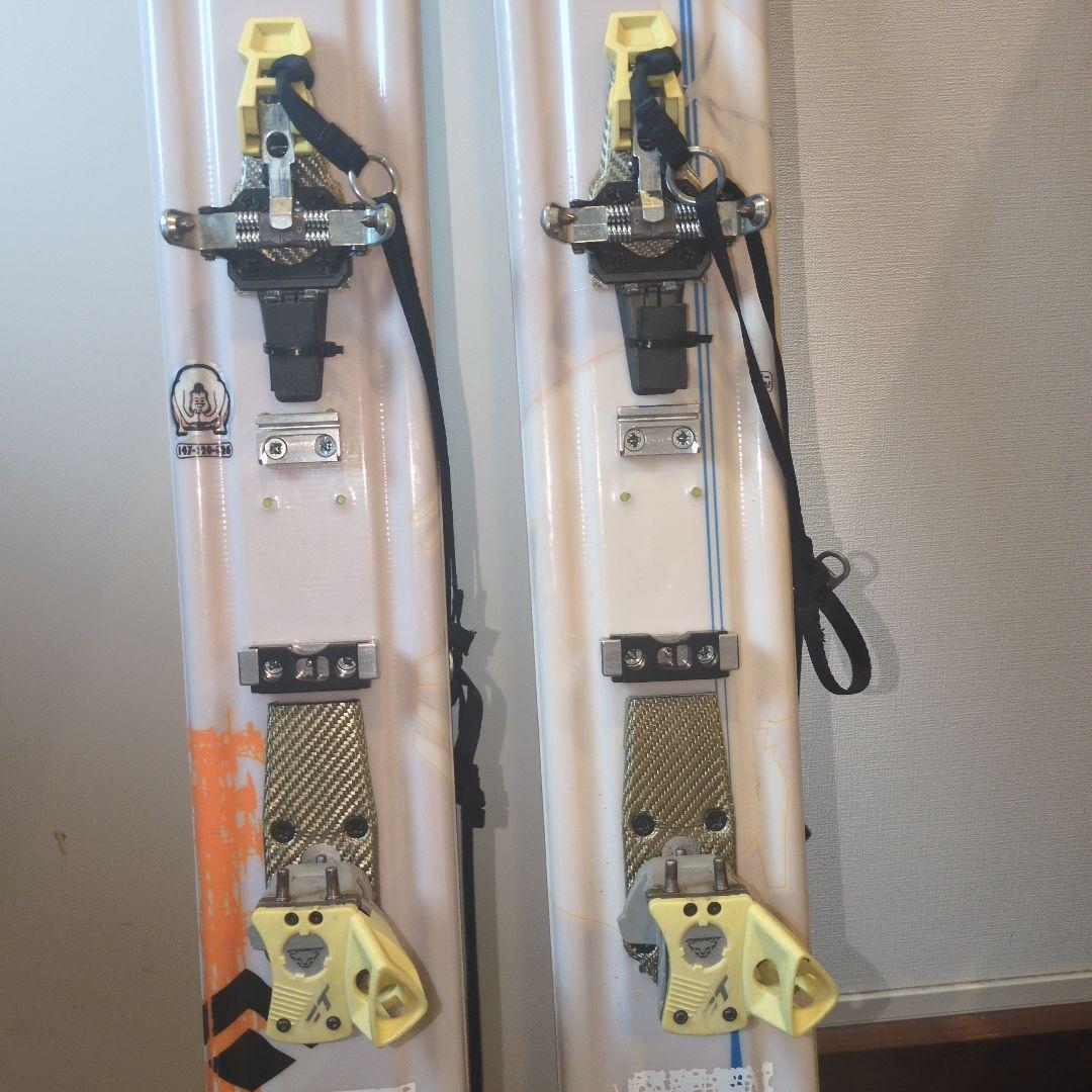 バックカントリースキー用板　TLT用ビィンディング付き