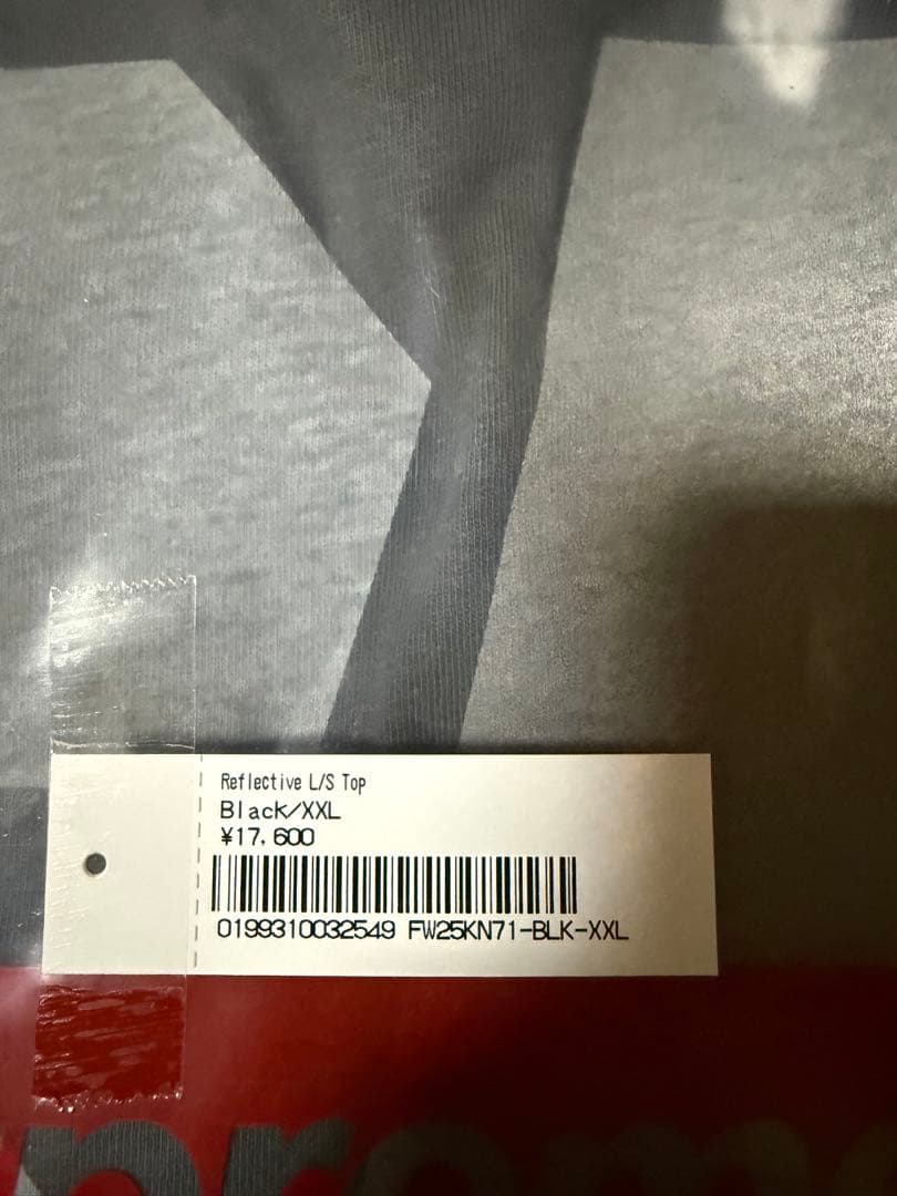 トップス Supreme Reflective L/S Top XXL