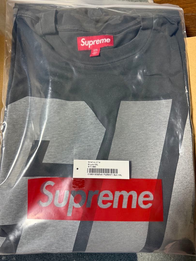 トップス Supreme Reflective L/S Top XXL