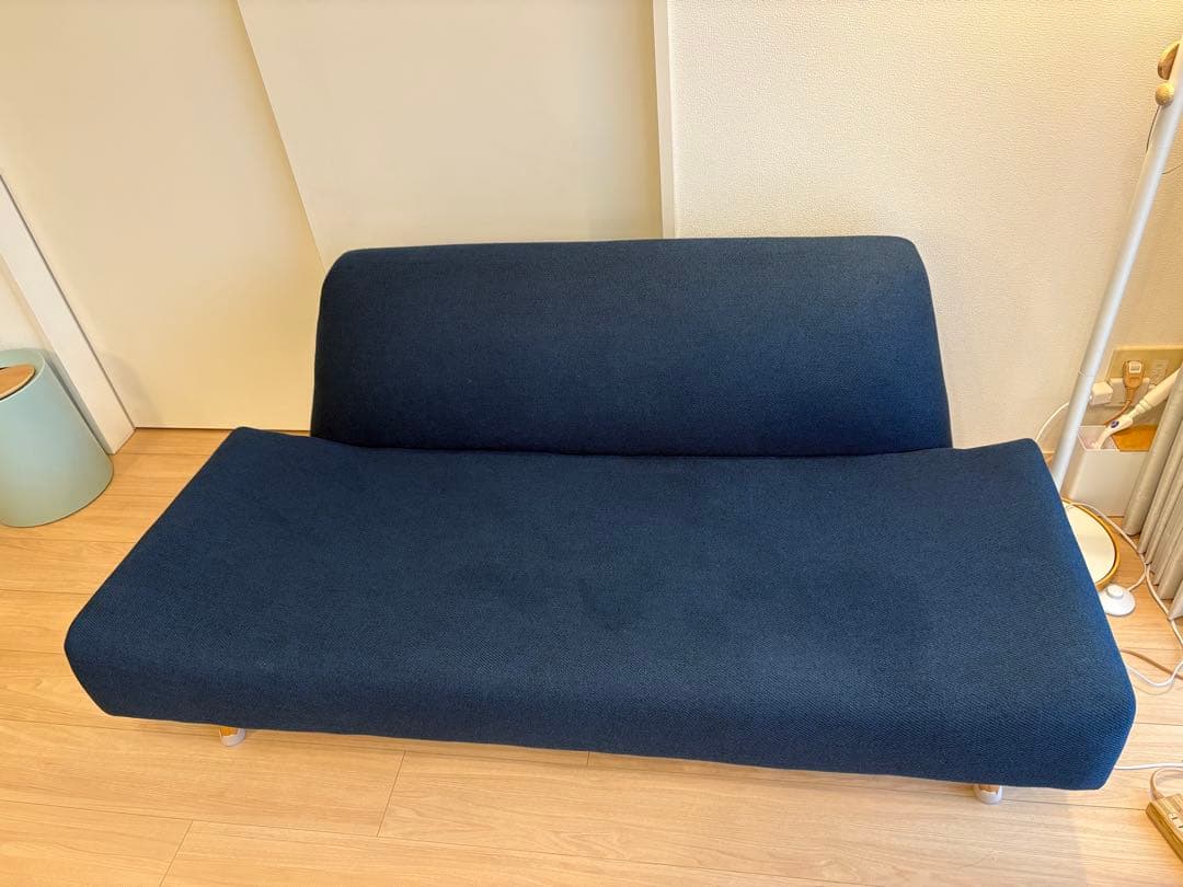 【11/27まで限定値下げ！】IDEE AOソファ　ネイビー　2人掛けソファ