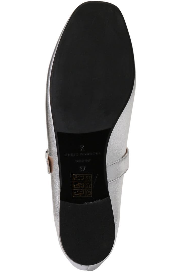 【のりこさま専用】新品 FABIO RUSCONI フラットシルバー 37.5