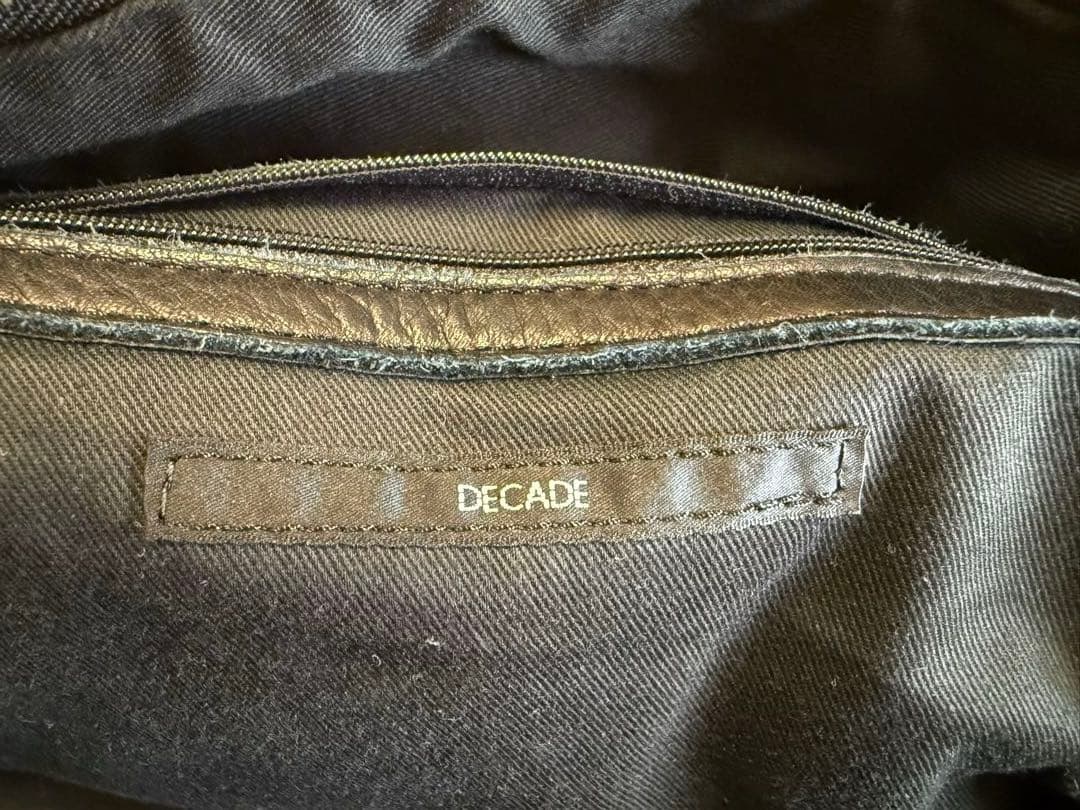 DECADE oild cow leather ボストンバック