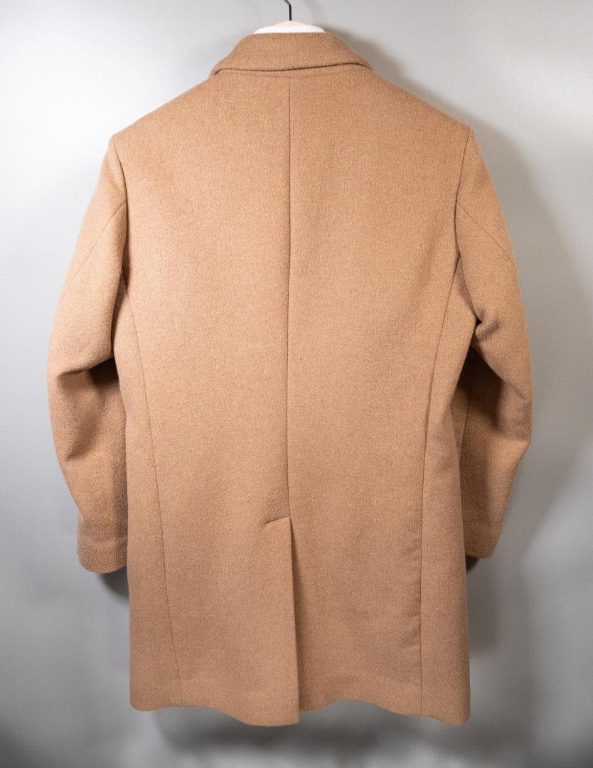 EDIFICE カシミヤブレンド チェスターコート ベージュ Mサイズ