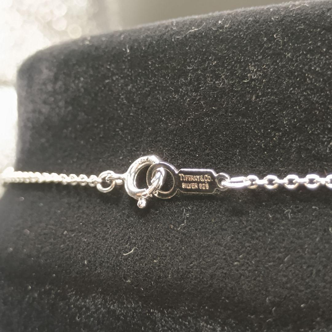 【美品】ティファニー あずきチェーン 44〜40cm SILVER925