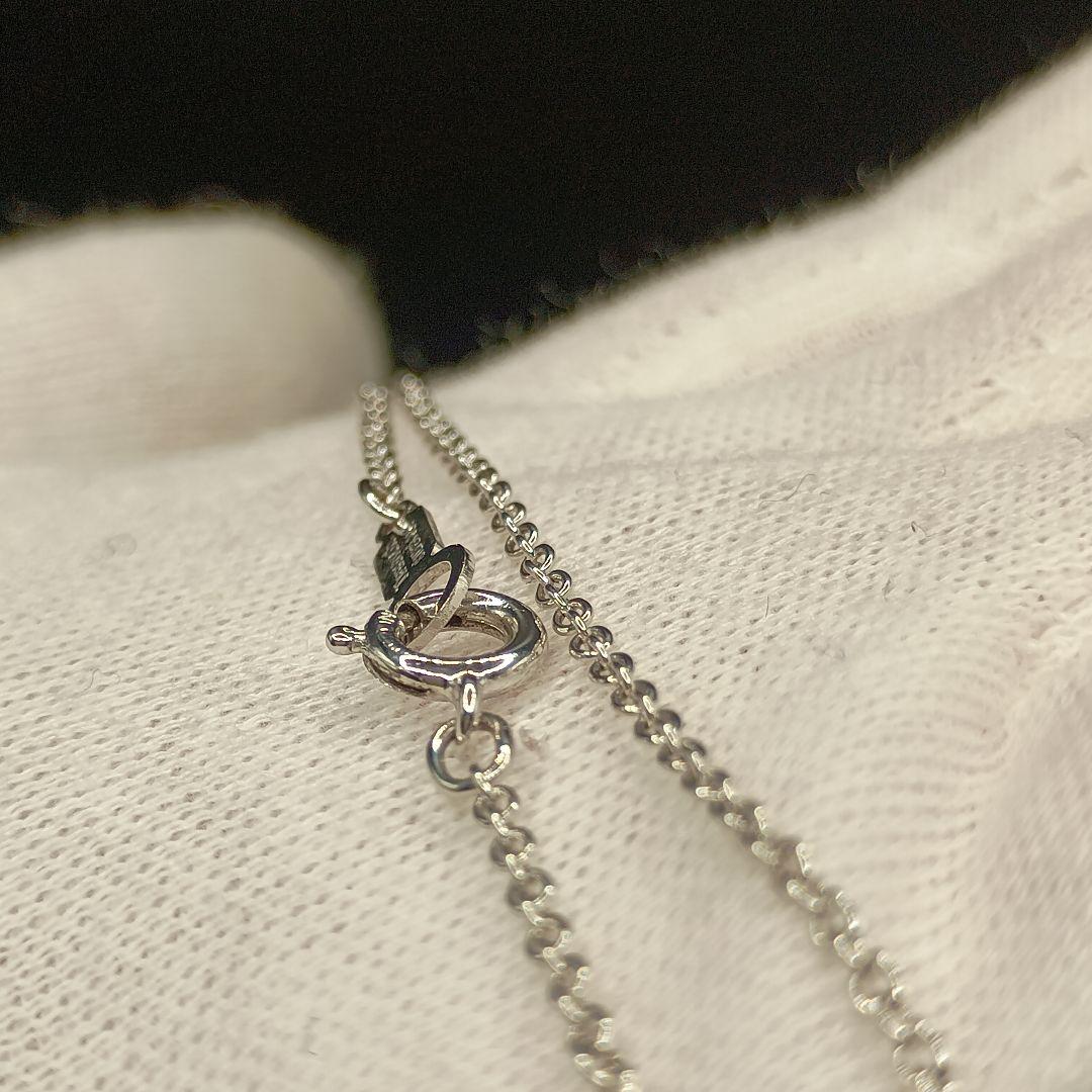 【美品】ティファニー あずきチェーン 44〜40cm SILVER925