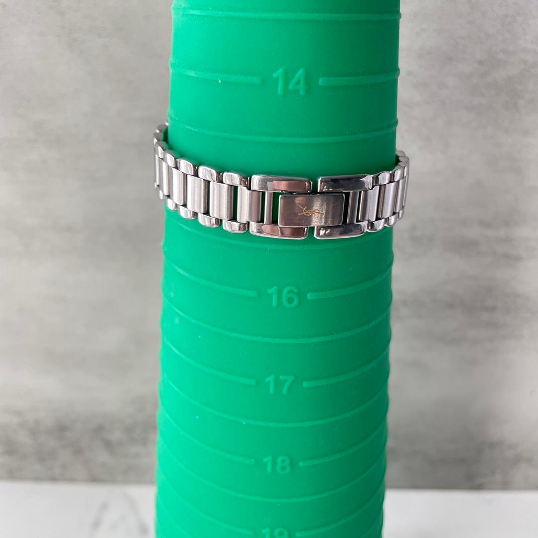 稼動品　美品　YSL イヴサンローラン　3針　コンビカラー　腕時計　レディース