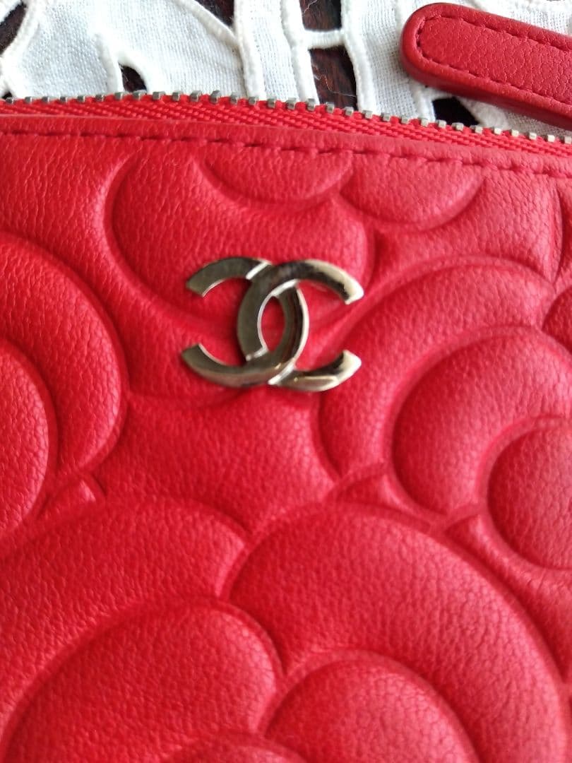 シャネル カメリア ミニポーチ