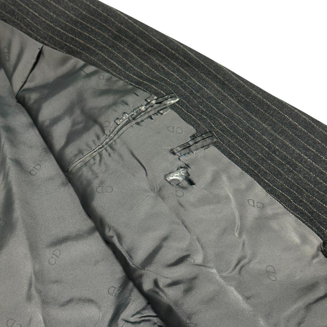 現行　Christian Dior スーツ　セットアップ　ストライプ　ダブル　L