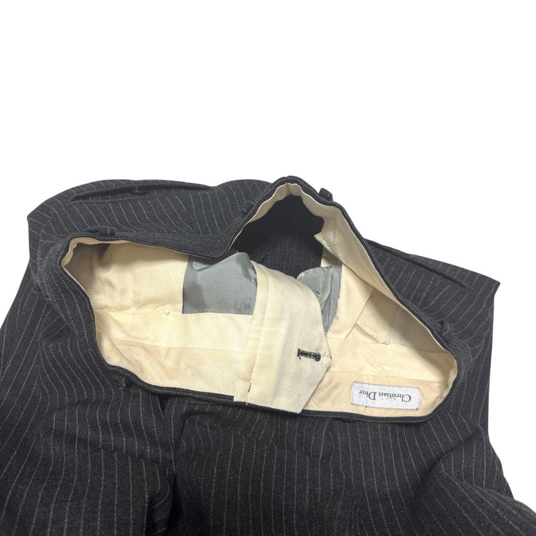 現行　Christian Dior スーツ　セットアップ　ストライプ　ダブル　L