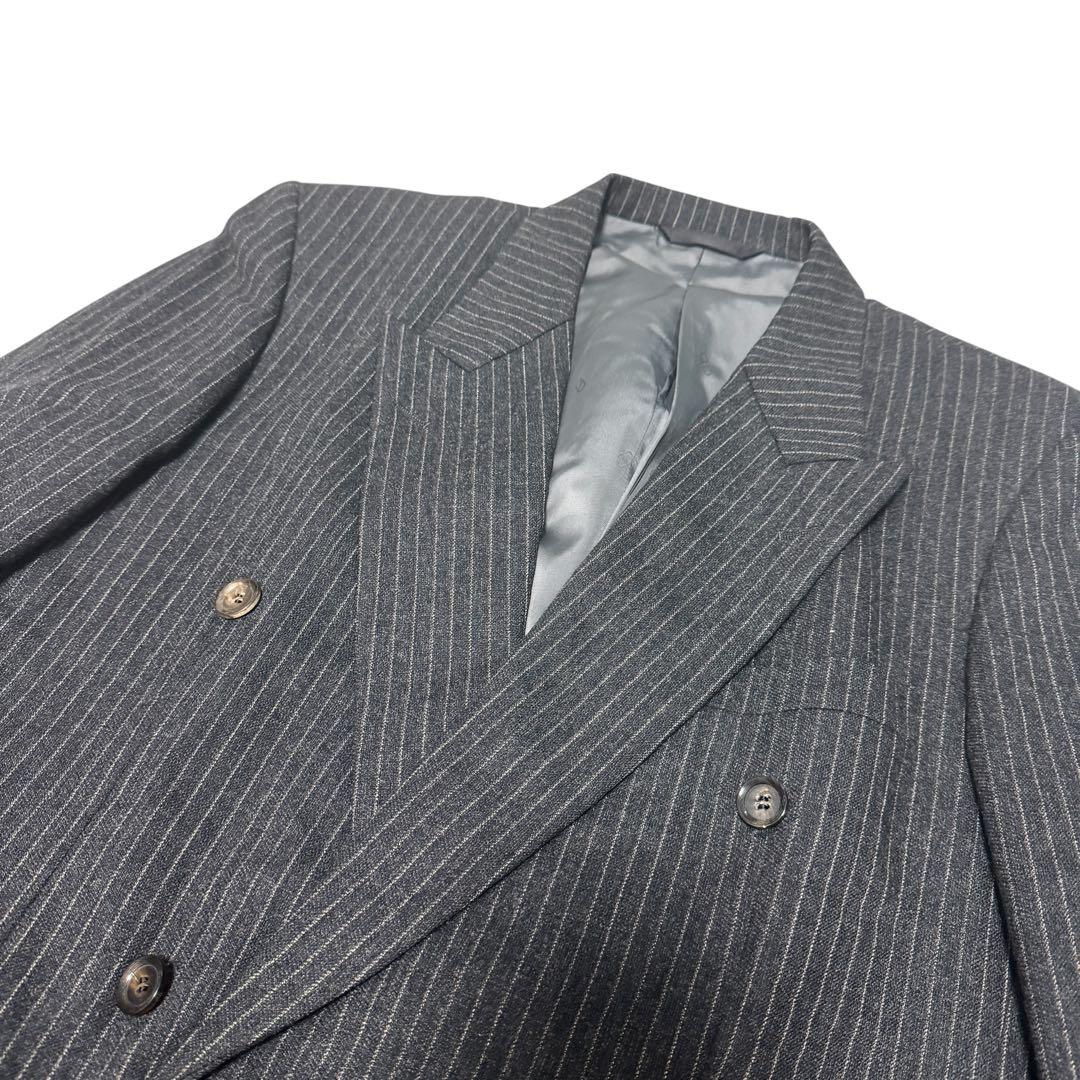 現行　Christian Dior スーツ　セットアップ　ストライプ　ダブル　L