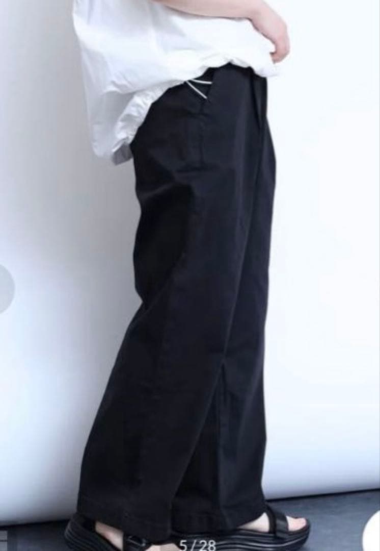 新品　ラシュッド　定価¥1万5000円　ストレッチワイドパンツ　スコットクラブ