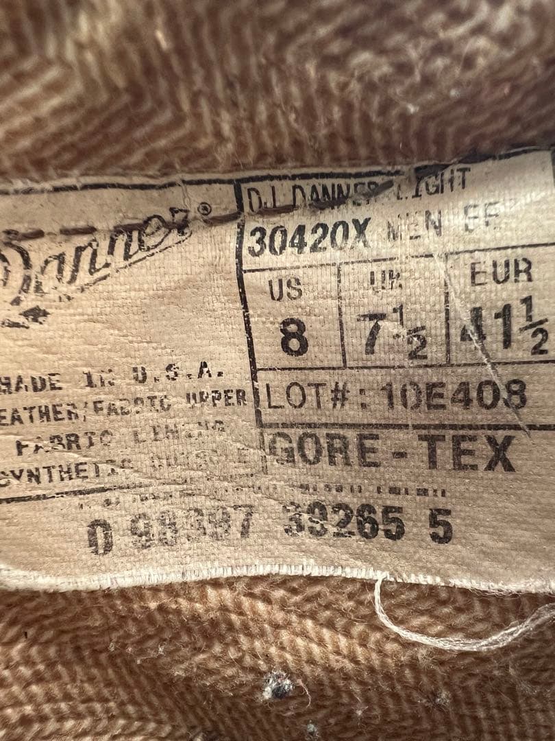 ダナー ライト Danner LIGHT US8 made in USA