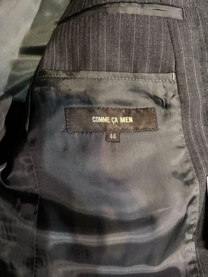 豆*子様 COMME CA MEN ストライプビジネススーツ 44