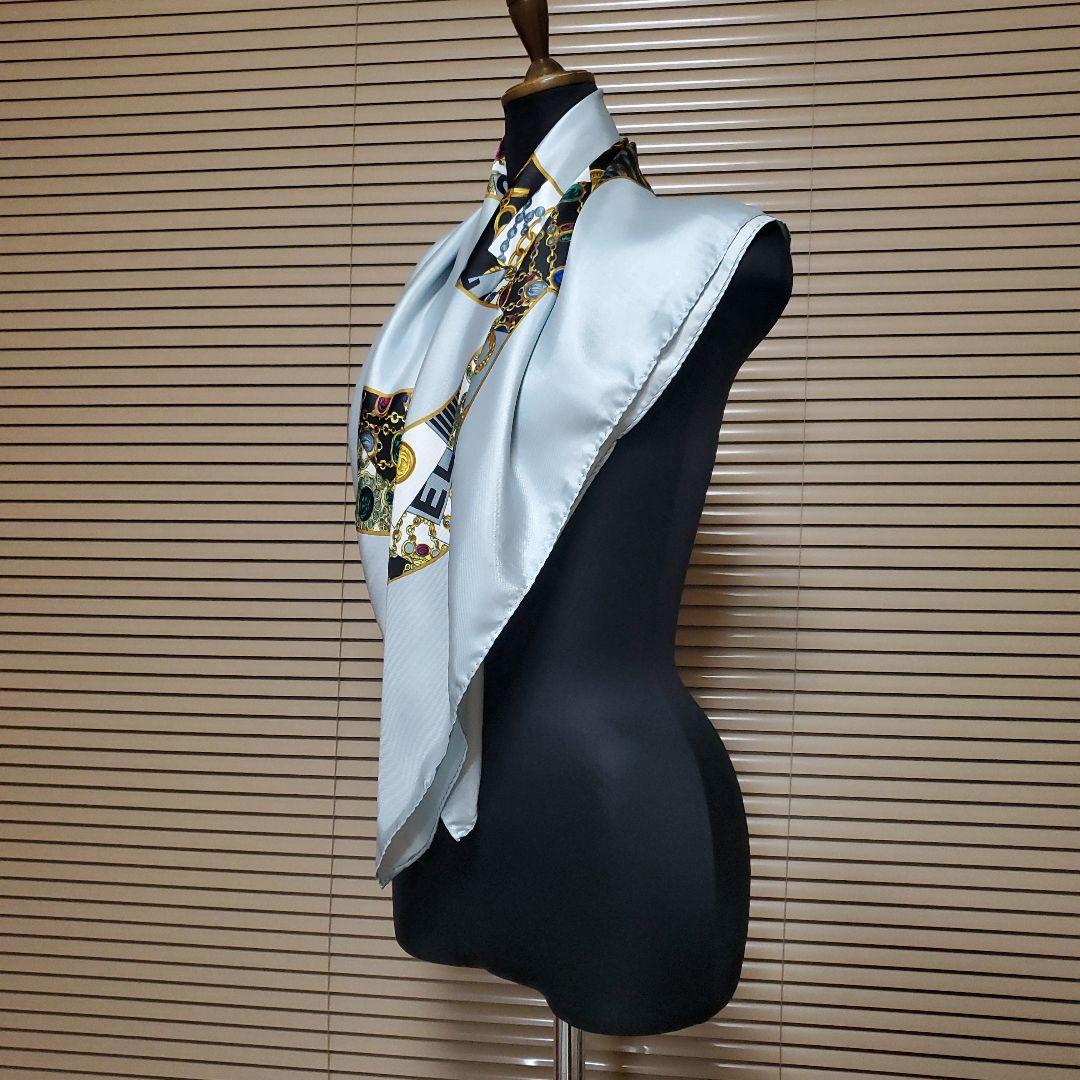 vintage CHANEL 大判ココマークスカーフ　ノベルティ